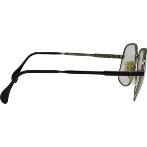 Vintage Menrad Mod. 405 Eyeglass Frame Made Germany 80s Square Gold-Tone 145mm - Picture 8 of 11