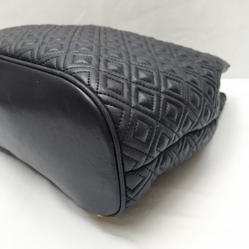 Bolso Bandolera Tory Burch Negro Cuero Suave Acolchado Cadena Correa - Imagen 13 de 18