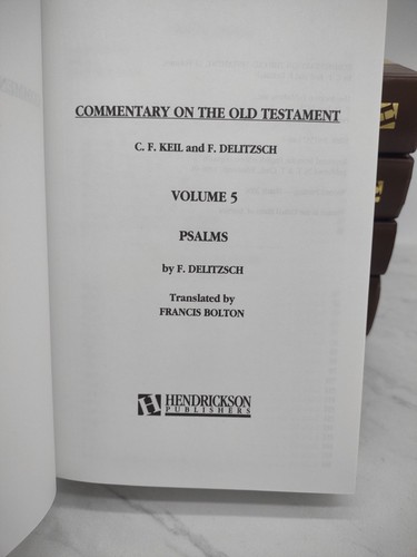 Keil & Delitzsch Commentary on the Old Testament Complete HC Book Set Vol 1-10 - Imagen 10 de 22