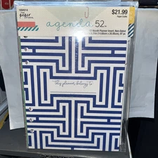 The Paper Studio Agenda 52 Undated Weekly Planner Binder Inserts-12 Months 97 PC