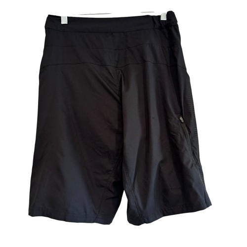 ZOIC 2-in-1 Bike Shorts Men’s Small Black Padded Liner Adjustable Waist Zip Pckt - Picture 4 of 12