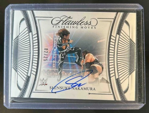 2024 Panini Flawless WWE Shinsuke Nakamura Finishing Moves Auto #2/25
