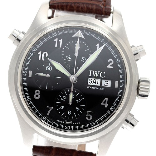 IWC SCHAFFHAUSEN Spitfire Doppel IW371333 Chronograph AT Men's Watch_841768