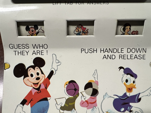 1970 VINTAGE ~MICKEY MOUSE And HIS PALS~ FUN QUIZ~ TIN TOY GAME~ WOLVERINE - Picture 4 of 10