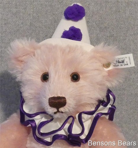 Steiff 1926 Replica 'Teddyclon' Teddy Clown Rose Mohair 1999 33cms Ean 407260 - Picture 5 of 10
