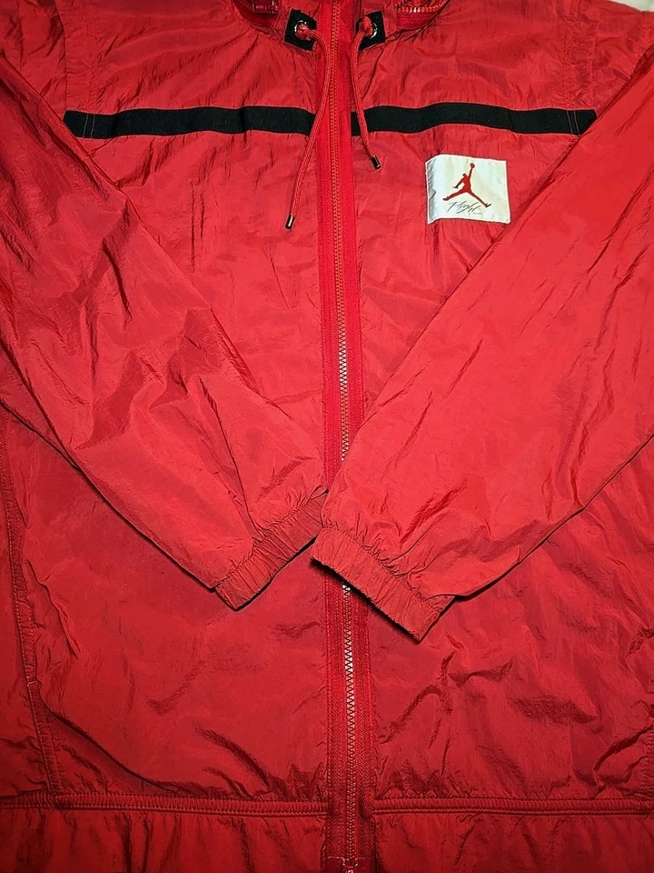 NIKE AIR JORDAN КРЫЛЬЯ ПОЛЕТА ВЕТРОВКА СПОРТЗАЛ КРАСНЫЙ AH6242-687 РАЗМЕР L - Изображение 4 из 4