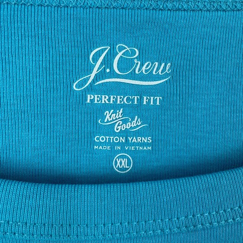 J. Crew Perfect Fit Knit Goods Cotton Yarns T-Shirt Tee Top XXL Neu mit Etikett - Bild 2 von 15