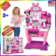 Disney Minnie Mouse Brunch Cafe Play Kitchen Set Toys for Girls 3 Years Kids