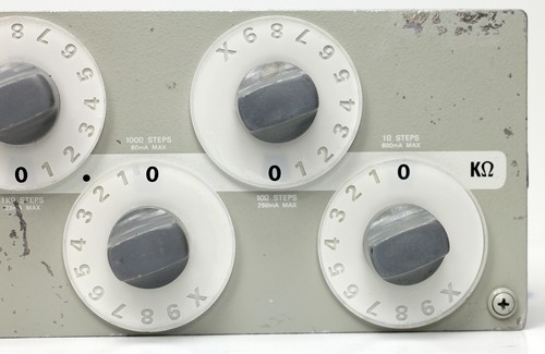 General Radio 1433-H 7-dial Decade Resistor 11,111,110 ohms total 1433H, 0.01% - Picture 6 of 7
