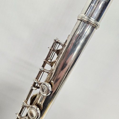 Flauta profesional Yamaha Open Hole 365II .925 junta de cabeza de plata de ley (usada) - Imagen 6 de 23