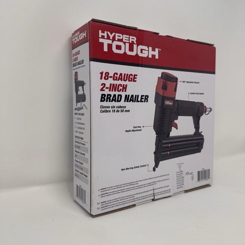 Hyper Tough Pneumatic 18-Gauge 2" Brad Nailer with Nails (200 Count) Ships Free! - Picture 4 of 8