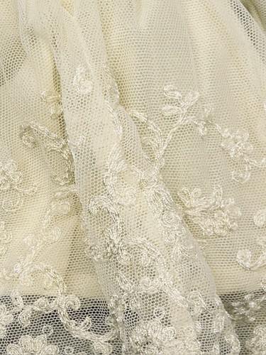 Angelic OOAK Künstler Biskuit schlafende Baby Puppe verziert elfenbein Spitze Taufkleid - Bild 7 von 15