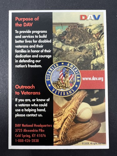 Yadier Molina 2008 St. Louis Cardinals DAV Promo Sighed Auto Autograph Card /130 - Picture 2 of 2