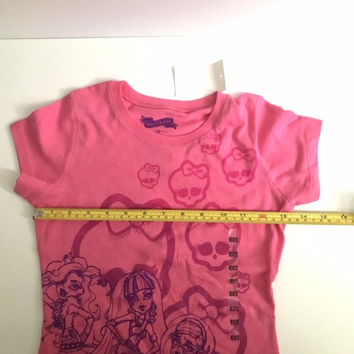 Monster High Girls Size M 10-12 T-Shirt Academia - Picture 7 of 8