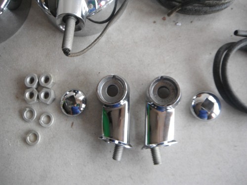 NOS FORD 1955 1956 FOG LIGHT KIT OEM ROAD LAMPS FOMOCO - Picture 13 of 13