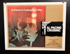 Original 1980 CRUISING Half Sheet Movie Poster 22 x 28 AL PACINO 