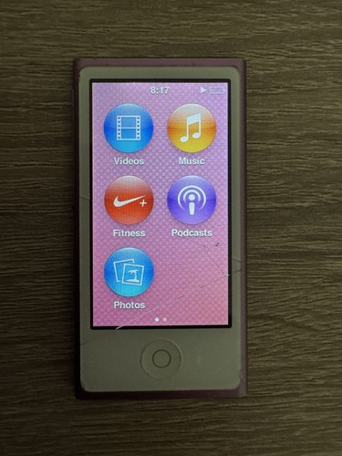 Apple iPod Nano 7th Generation Pink 16GB MP3 Player A1446, Cracked Screen - Picture 8 of 15