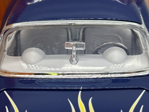 1/24 Jada Bigtime Muscle 1957 Chevy Corvette Dark Blue w/ Flames jm 35031 - Picture 14 of 20