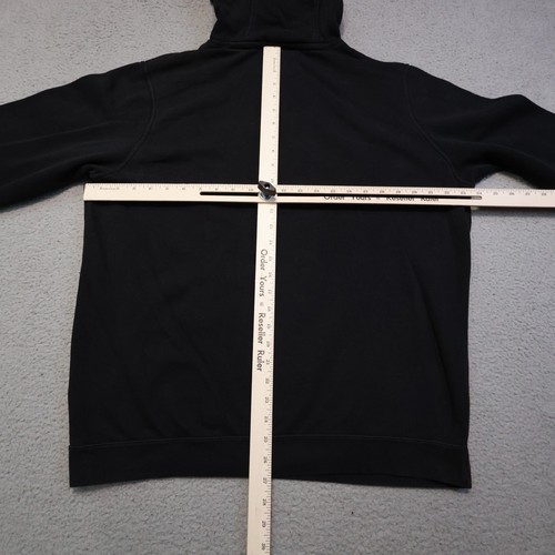 Nike Hoodie Mens Large Black Pullover Sweatshirt Swoosh Logo 804346-010 Athletic - Picture 9 of 15