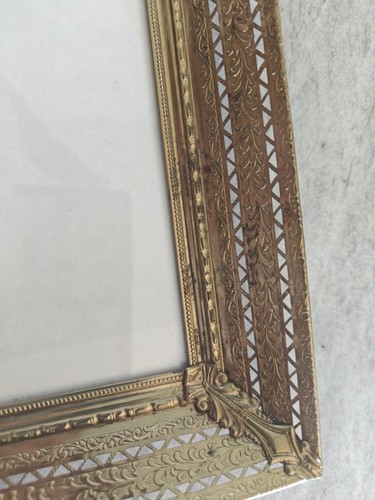 Vtg Ornate Gold Filigree Metal Brass Picture Frame 8x10 Hollywood Regency lot nk - Picture 3 of 13