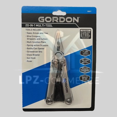 GORDON 20-in-1 Multi-Tool with Sheath - Harbor Freight Item 59617