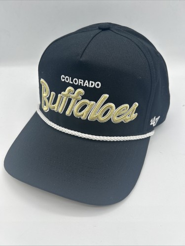 Colorado Buffaloes Mütze '47 Marke Chorded Mystery schwarz Snapback Golf Cap H99 - Bild 6 von 9