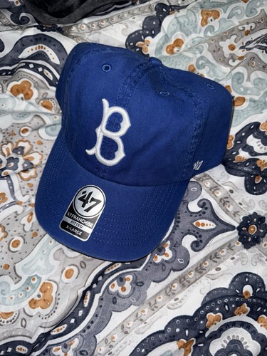 Brooklyn Los Angeles Dodgers '47 Brand Fitted Franchise Mütze Cap XL blau