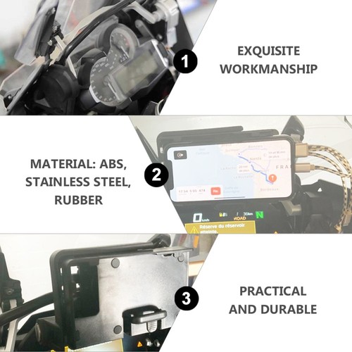 1 Set Motorcycle-Telefonhalter mit USB- -Telefonhalterung - 第 5/12 張圖片