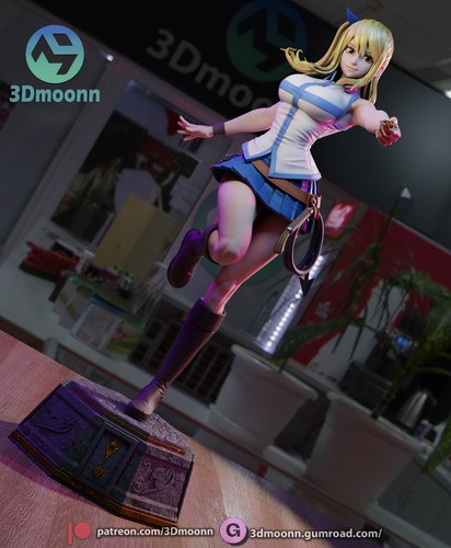 Lucy - Kit impreso en 3D Fairy Tail sin pintar/sin montar - Imagen 8 de 14