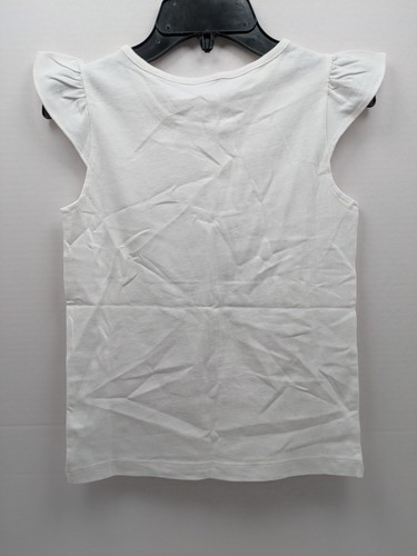 NWT Gymboree Girls Size 8 Solid White Shirt 100% Cotton Cap Sleeve T-Shirt NEW - Picture 9 of 13