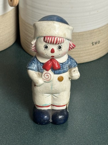 1972 Fitz and Floyd Raggedy Andy Ceramic Figure Japan (See All Pictures)
