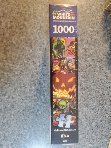 NEW White Mountain HALLOWEEN SEASON 1000 piece puzzle fall autumn - Picture 6 of 6
