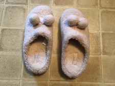 Fitflop SHUV Curly-Shearling Two-Bar Slides Size 9 140 Retail