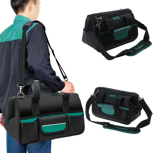 Large Capacity Oxford Cloth Tool Bag Waterproof Tool Organizer Portable Straps - Picture 2 of 8