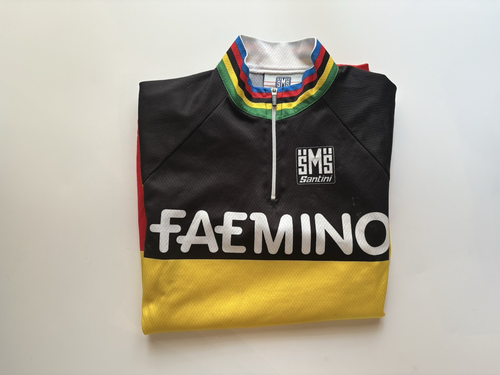 Santini Faemino Short Sleeve Jersey Sz M - Picture 4 of 21