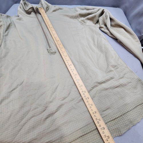 US Army Gen III Mid Weight Cold Weather Shirt Men Large Polartec Waffle Thermal - Bild 8 von 8