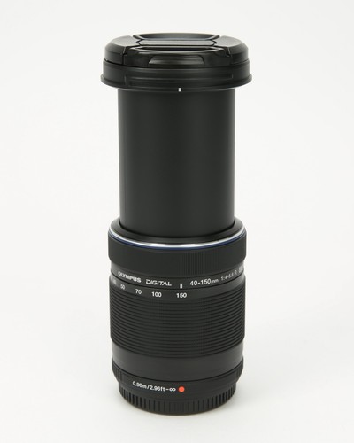 Olympus M.Zuiko Digital ED 40-150mm f/4-5.6 R MFT Telezoomobjektiv (schwarz) - Bild 3 von 7