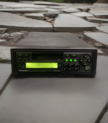 ULTRA RARE Kenwood KRC-856R Old School Flip Out Mask Car Radio Cassette **LESEN** - Bild 1 von 10