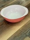 Vintage PYREX 2 Qt Flamingo Pink Round Casserole Dish #024 Ovenware B-16MCM 50's