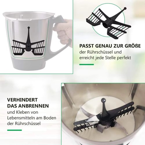 With Butterfly Mixing Stirring Attachment for MCC Cuisine Accessories - Picture 9 of 10
