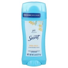 5 Pack Secret Original Invisible Solid Antiperspirant Deodorant, Spring Breez...