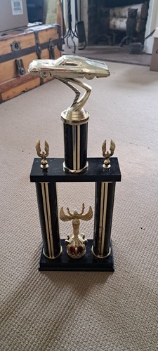 Trofeo de exhibición de autos grandes 1990 de colección 20" de alto - Twin City Car Club primer lugar - Imagen 5 de 11
