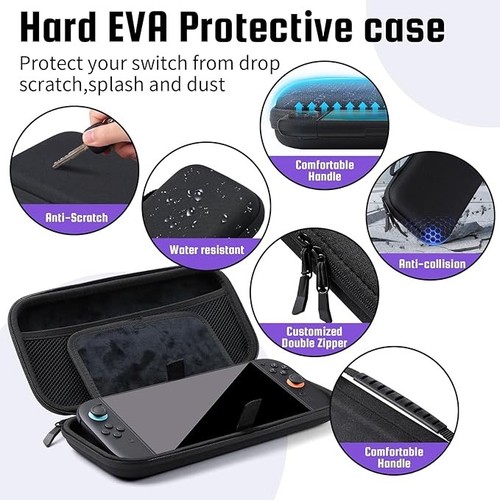 Carrying Case for Nintendo Switch 2(2025), Protective Hard Shell Portable Travel - Picture 2 of 6