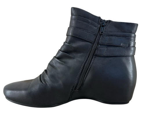 Baretraps Sheigh Black Boots Women’s Interior Wedge Heel Side Zip Size 10M - Picture 5 of 8