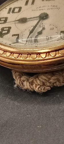 Hamilton 21J Railway Special Pocket Watch Runs 10k Gold Filled Vintage - Picture 7 of 8