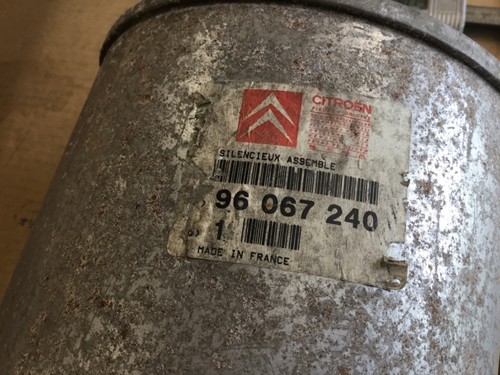 Genuine citroen AX 954CC 1124CC  rear  SILENCER EXHAUST box 96067240 - Picture 6 of 8