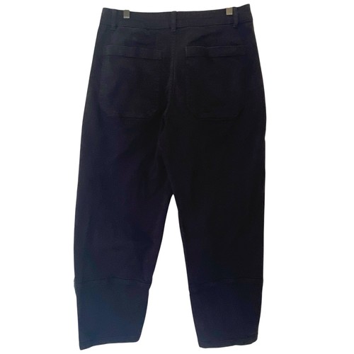 EVERLANE The Utility Barrel Jeans a vita alta in cotone biologico nero, 12 lunghi - Foto 3 di 14