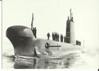 Oberon Class Submarine, HMAS "Ovens",  Fremantle, WA, Postcard