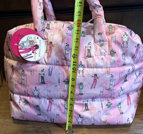 NUEVO Betsey Johnson Ski Snowboard Weekender Bolsa de Lona con Almohada para el Cuello - Imagen 8 de 8
