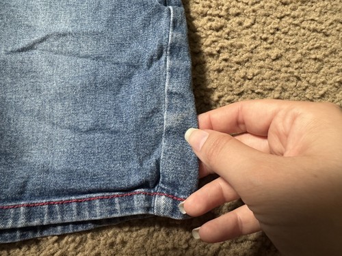 Girls Jean Shorts Size 7 Lot Of 3 Pairs Levi’s Faded Glory Adjustable Waistband - Picture 12 of 15
